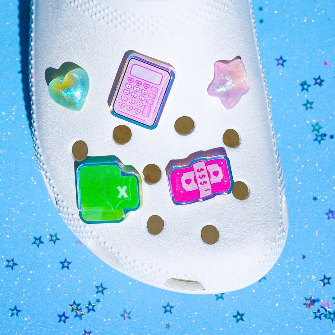 Accountant Shoe Charms
