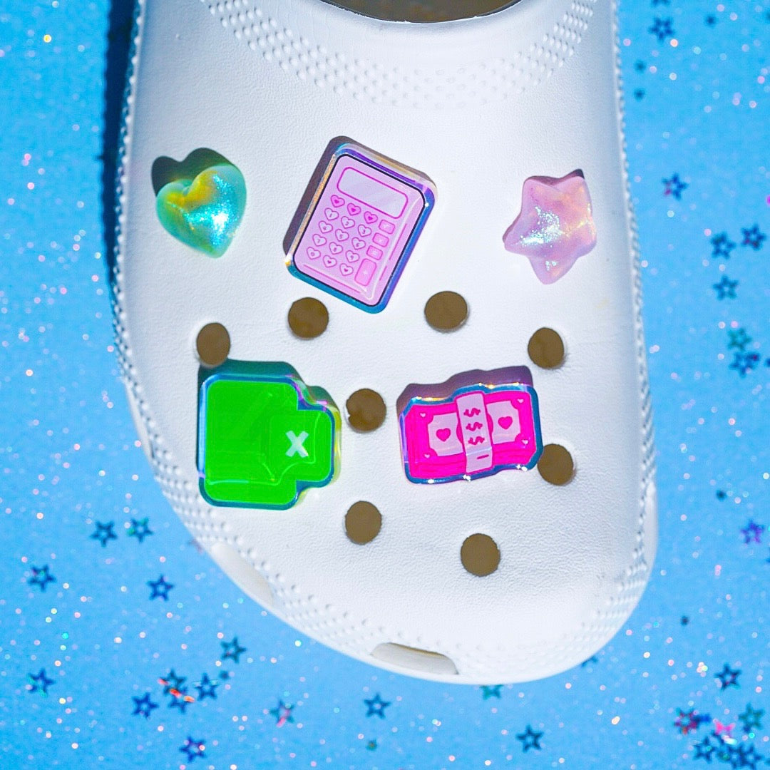 Accountant Shoe Charms