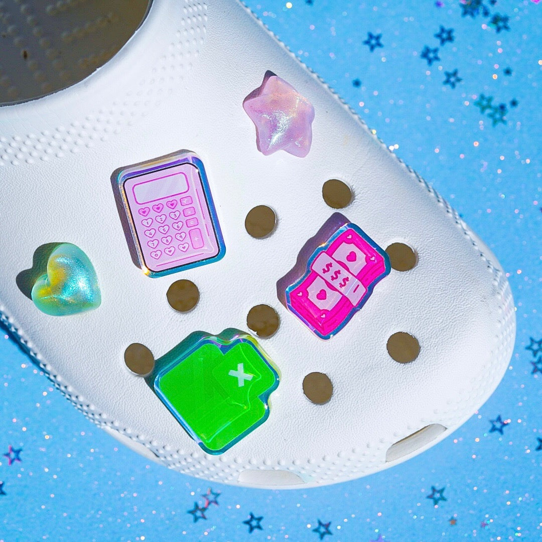 Accountant Shoe Charms