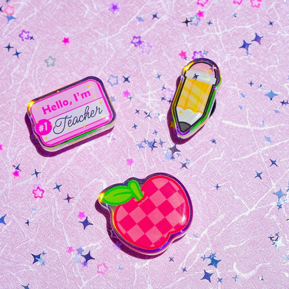 Teacher Shoe Charms